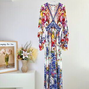 Zimmermann Floral Boho Maxi Dress Resort Style